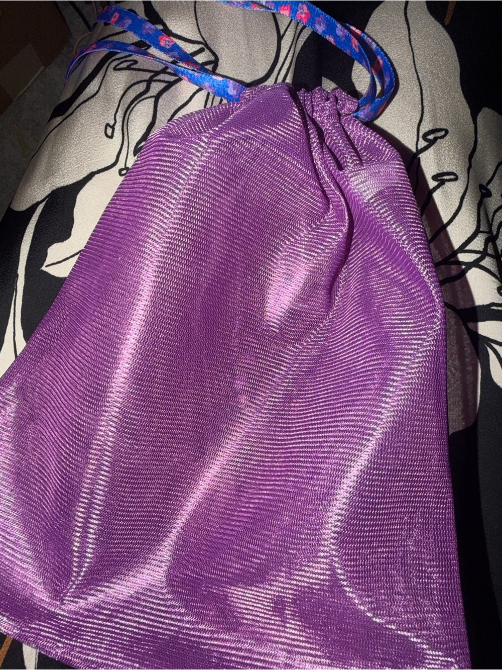 ipsy Purple Drawstring Pouch - Picture 3 of 4